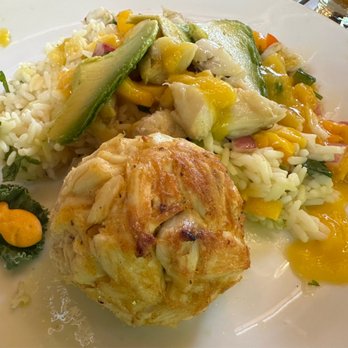 Lures Bar And Grille - Crab Cake and Mango Bango - Seafood Near Me - Crownsville, Maryland