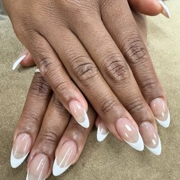 Gel acrylic French tip Gel acrylic French tip