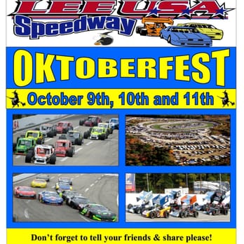 Lee USA Speedway - Lee USA Speedway Oktoberfest! - Race Tracks Near Me - Lee, New Hampshire