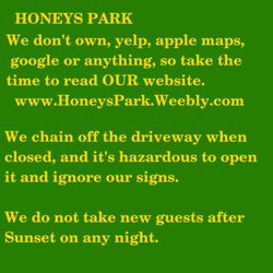 Honeys Conservative Values Dog Park - Basic info for those too lazy to read
