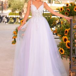 Oh So Dressy - Beautiful ball gown great for an evening attending a party also it can even be a sweet sixteen dress by adding a petti coat under the dress