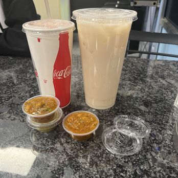 Franciscos Mexican Food - Horchata and fountain drink! - Salad Near Me - Surprise, Arizona Franciscos Mexican Food - Horchata and fountain drink! - Salad Near Me - Surprise, Arizona