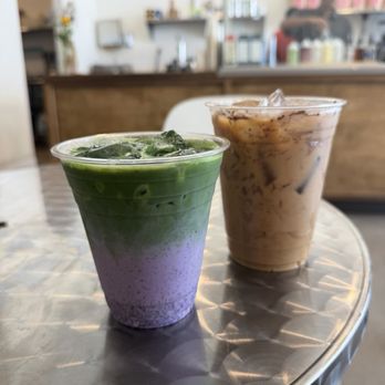 Bums Coffee - Blueberry Matcha & Maple Cinnamon - Coffee & Tea Near Me - Downey, California