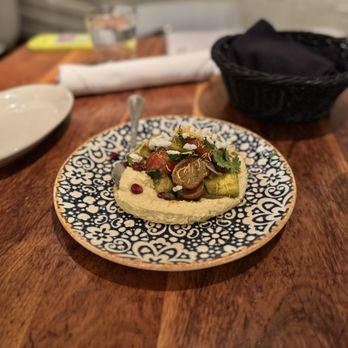 Ema - "Bhel" Hummus - Mediterranean Near Me - Chicago, Illinois