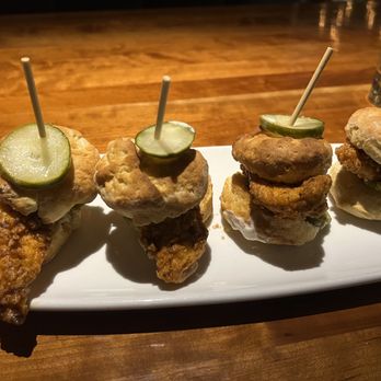 Stoney River - Hot chicken biscuits appetizer - Steakhouses Near Me - Chapel Hill, North Carolina Stoney River - Hot chicken biscuits appetizer - Steakhouses Near Me - Chapel Hill, North Carolina