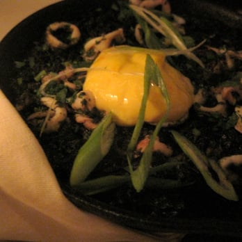 AOC - arroz negro with squid and saffron aïoli - Cocktail Bars Near Me - Los Angeles, California
