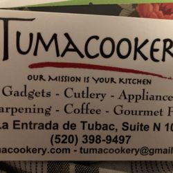 Tumacookery - Biz card