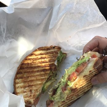 Circe's Grotto - Grilled Cheese Cire 's Style panini with bacon - Sandwiches Near Me - Charleston, South Carolina