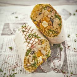 Rich 'n Greens - Mango Chicken Burrito