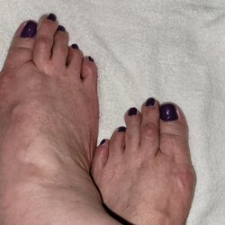 Pure Nails - Pedi, my feet aren't pretty, but my toes look GREAT.