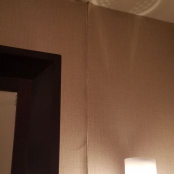 Humphreys Half Moon Inn - Peeled wallpaper in restroom - San Diego, CA