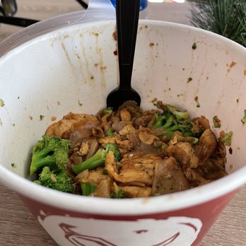 Thai Chili 2go - Haven't even taken a bite yet and this is my fork is touching the bottom - Thai Near Me - Gilbert, Arizona Thai Chili 2go - Haven't even taken a bite yet and this is my fork is touching the bottom - Thai Near Me - Gilbert, Arizona
