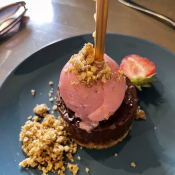 Fanny Trollopes Bistro - Chocolate tart - British Near Me - Glasgow, GLG