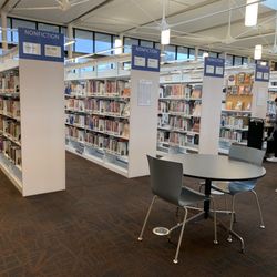Kenmore Library - Nonfiction book shelving.