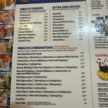 Hanabi Japanese Cuisine - Hibachi menu - Japanese Near Me - Fort Worth, Texas Hanabi Japanese Cuisine - Hibachi menu - Japanese Near Me - Fort Worth, Texas