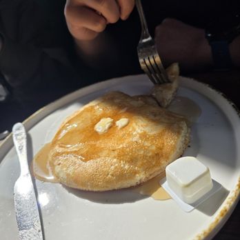 Madres Brunch - Pancake...tad undercooked - Breakfast & Brunch Near Me - Bellflower, California