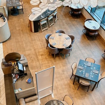 Quail + Crane - Interior (stair view) - Breakfast & Brunch Near Me - San Francisco, California Quail + Crane - Interior (stair view) - Breakfast & Brunch Near Me - San Francisco, California