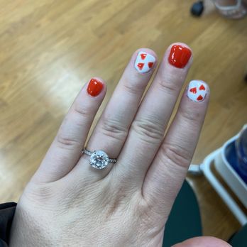Lily Nail - 2nd time - Valentine's Day design! So cute! - Nail Salons Near Me - Pleasant Hill, California Lily Nail - 2nd time - Valentine's Day design! So cute! - Nail Salons Near Me - Pleasant Hill, California