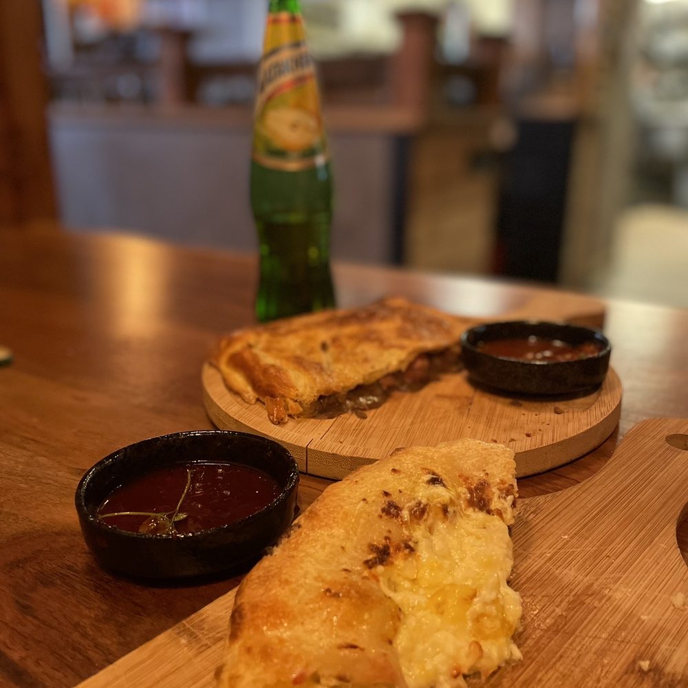 Dediko - Cheese boat, bean and pork belly pastry, and pear lemonade. - Georgian Near Me - Vancouver, Washington