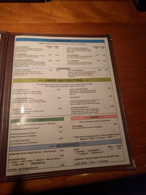 Menu photo 6 Amber Inn Bar & Grill Eau Claire, WI