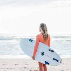 Surf with Vanessa Rivers - We are a small team of professional teachers. We teach private surf lessons in Santa Barbara & Malibu, CA. SurfLessonsWithVanessa.com