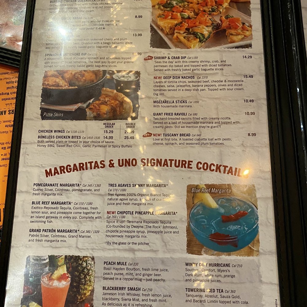 Uno Pizzeria & Grill - Menu - Pizza Near Me - Clifton, New Jersey Uno Pizzeria & Grill - Menu - Pizza Near Me - Clifton, New Jersey