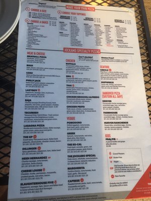 Menu photo 6 Jockamo Upper Crust Pizza Greenwood, IN