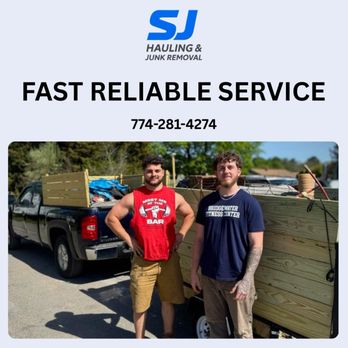 SJ Hauling & Junk Removal - Junk Removal & Hauling Near Me - Bridgewater, Massachusetts SJ Hauling & Junk Removal - Junk Removal & Hauling Near Me - Bridgewater, Massachusetts