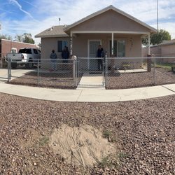 Ray Orta Construction - Clean lines. Walkway gate and sliding car gate.