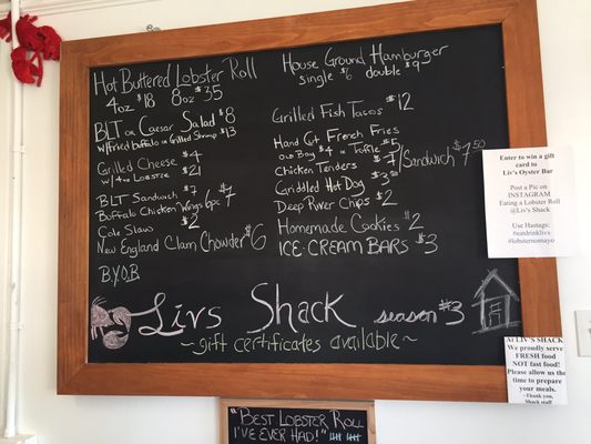 Menu photo 3 Liv's Shack Old Saybrook, CT Menu photo 3 Liv's Shack Old Saybrook, CT