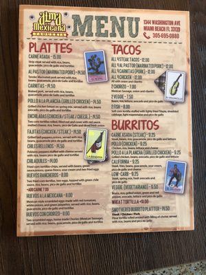 Menu photo 3 Alma Mexicana Miami Beach, FL Menu photo 3 Alma Mexicana Miami Beach, FL