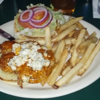 Flannery's Pub - Spicy garlic chicken sandwich - Sports Bars Near Me - Cleveland, Ohio