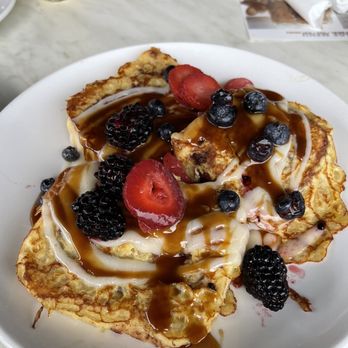 Another Broken Egg Cafe - Cinnamon Roll Pancakes - Breakfast & Brunch Near Me - Jacksonville, Florida Another Broken Egg Cafe - Cinnamon Roll Pancakes - Breakfast & Brunch Near Me - Jacksonville, Florida