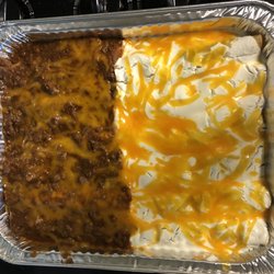 Don Chano - Chicken and beef enchiladas.