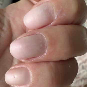 Sky Nail - Absolutely the worst manicure I have ever gotten. Finished product. - Nail Salons Near Me - Jacksonville, Florida