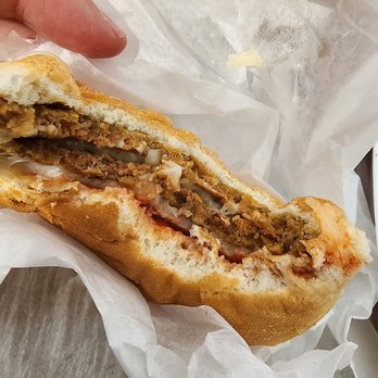 The Root Beer Stand - Pizza Burger tastes just like what you'd think. Leans less burger and more pizza. - Hot Dogs Near Me - Cincinnati, Ohio