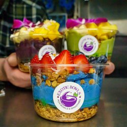 Exotic Bowls - Blue Magic Bowl, Exotic Bowl & Green Bowl
