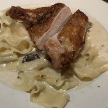 River Bend Bistro - Roasted Chicken Breast -- sauce not flavorful. chicken very dry. mushrooms were good. - American Near Me - Alexandria, Virginia