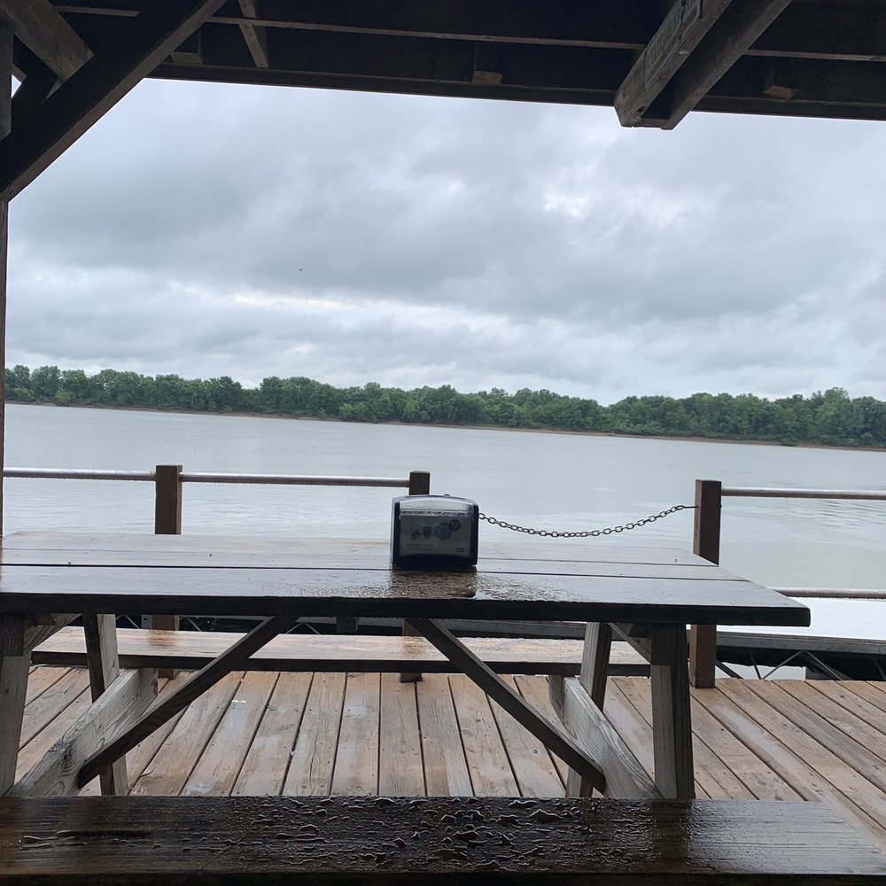 a picnic table on a dock a picnic table on a dock