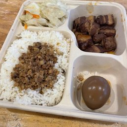 Braised Pork Belly Bento Box