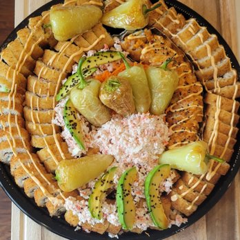 Sushi Franco - a plate of waffles with a variety of toppings - Food Trucks Near Me - West Valley City, Utah Sushi Franco - a plate of waffles with a variety of toppings - Food Trucks Near Me - West Valley City, Utah