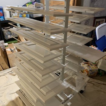Smart Improvements - Kitchen cabinets painting project - General Contractors Near Me