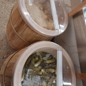 Pete's Fresh Market - Pickle barrel and saurkraut barrel - Grocery Near Me - Lemont, Illinois