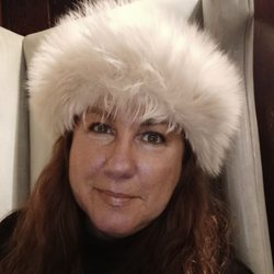 Snowflake - Fur headband