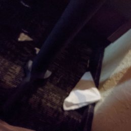 The floor below our table was dirty and our seats had crayons in the cracks