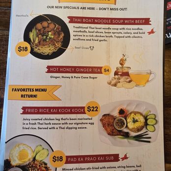 Lum Thai - Special Menu December 2025 - Thai Near Me - Gaithersburg, Maryland