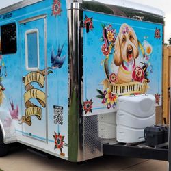 The Vintage Paw - Our grooming salon on wheels