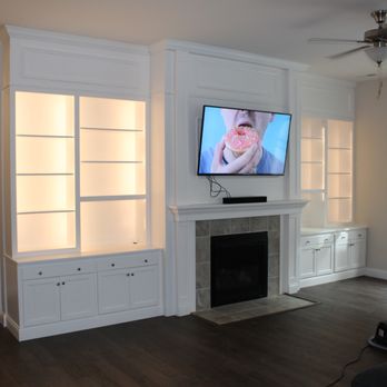 Shadowhill Custom Wood - Entertainment wall display cabinets. - Cabinetry Near Me - Dayton, Ohio Shadowhill Custom Wood - Entertainment wall display cabinets. - Cabinetry Near Me - Dayton, Ohio