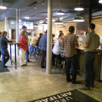 Urban Artifact - bar in taproom. a lot sour style beer. I recommend the Thoroughbred (barrel age Kentucky common) and is least sour. - Breweries Near Me - Cincinnati, Ohio Urban Artifact - bar in taproom. a lot sour style beer. I recommend the Thoroughbred (barrel age Kentucky common) and is least sour. - Breweries Near Me - Cincinnati, Ohio