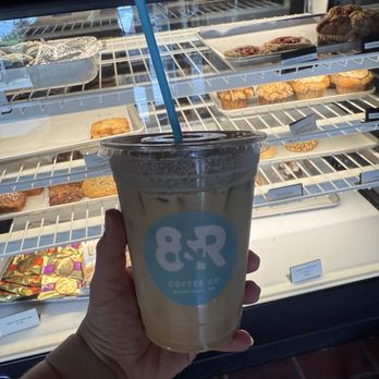 8th & Roast - 8th Ave - Brown. Butter. Scotch. Iced Oat Latte - Coffee & Tea Near Me - Nashville, Tennessee